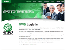Tablet Screenshot of mwdlogistic.com